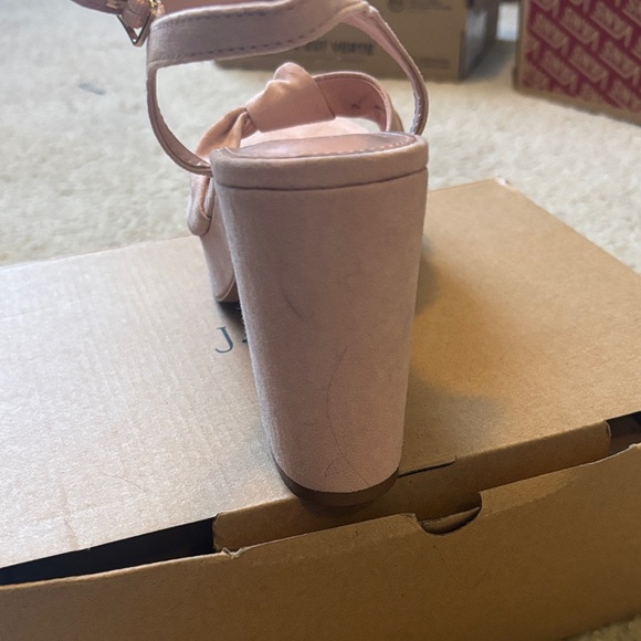Brand new. JCrew Elegant Pink/blush High Heel Sandals - Picture 3 of 5